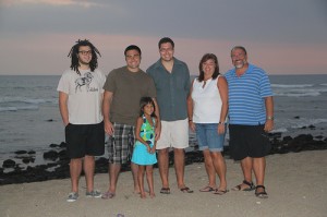Ben, Evan, Rachel, Nate, Lori, and Michael Johnson Michael & Lori Johnson's family