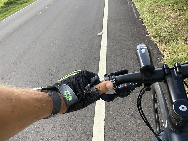 Balancing on a bicycle