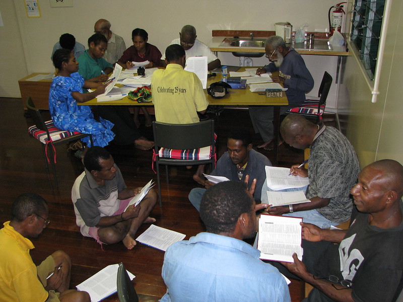 Inductive Bible Study in PNG in 2010