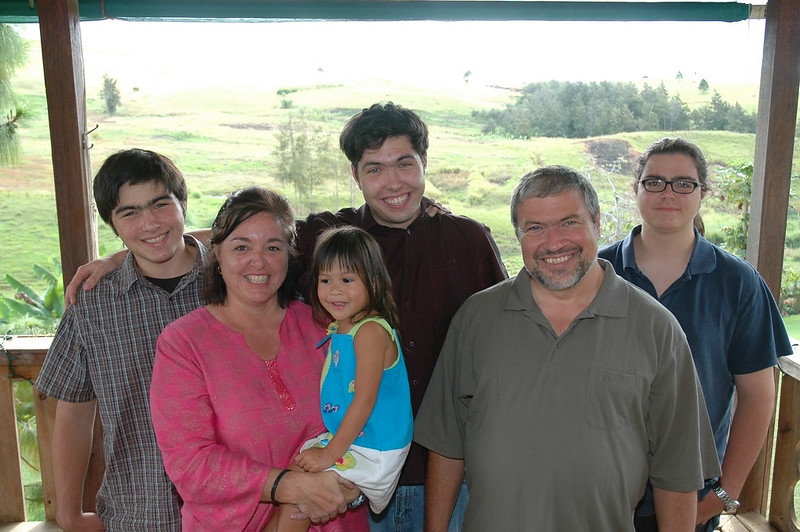 Our family in Papua New Guinea in 2008
