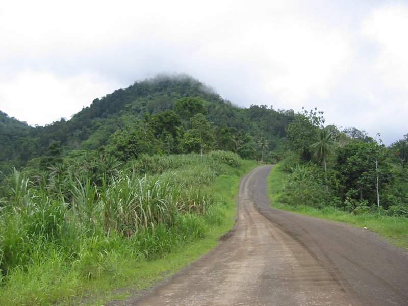 Part of the Highlands Highway in Papua New Guinea