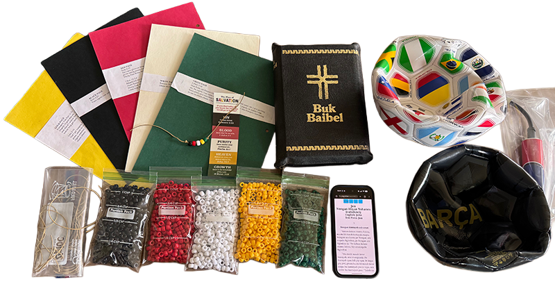 Items showing preparation for our trip to Manus