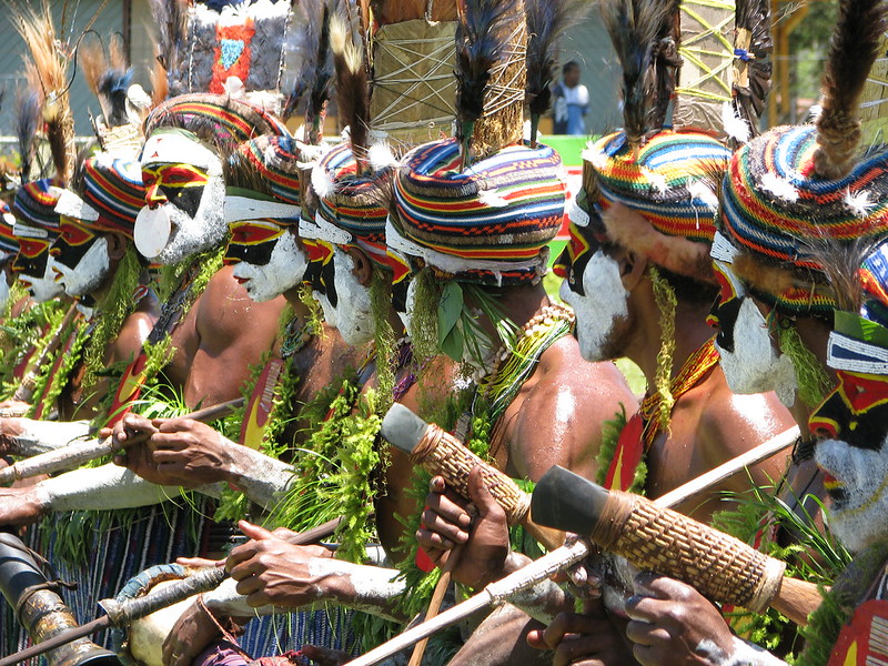 Polga life cultural dance group from the Western Highlands Province of Papua New Guinea