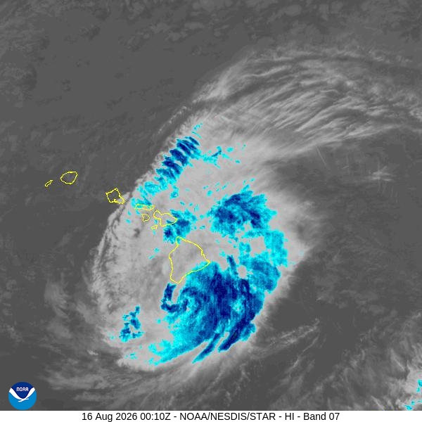 Hurricane Lala satellite view